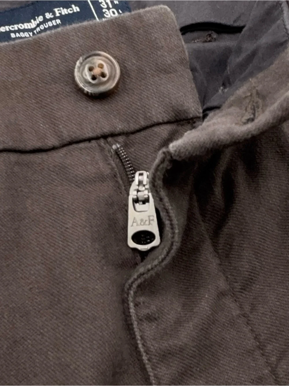 Abercrombie & Fitch Men's Baggy Pants in Brown